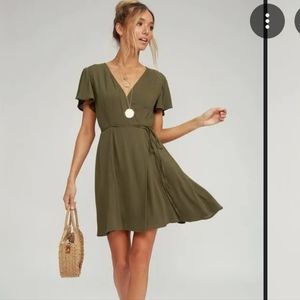 Lulus wrap dress